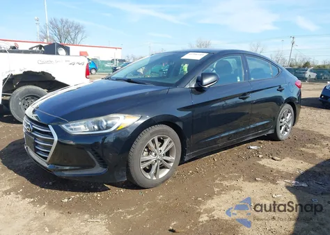 2018 Hyundai Elantra Sel from USA, damaged, VIN 5NPD84LF6JH217560